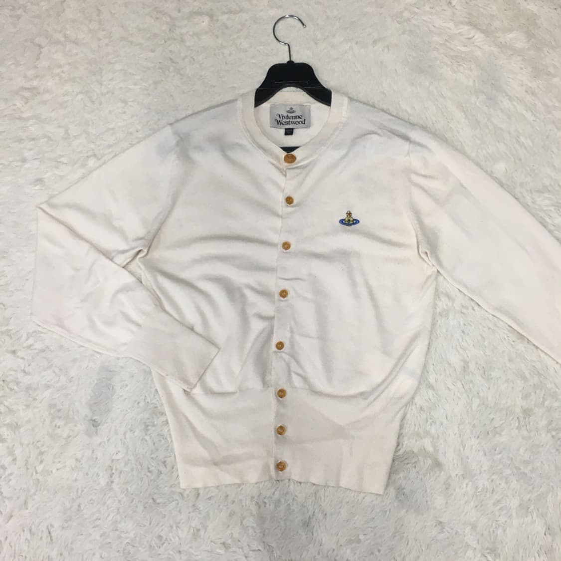 비비안웨스트우드 여성 스몰로고 니트가디건 DD13 상품이미지1