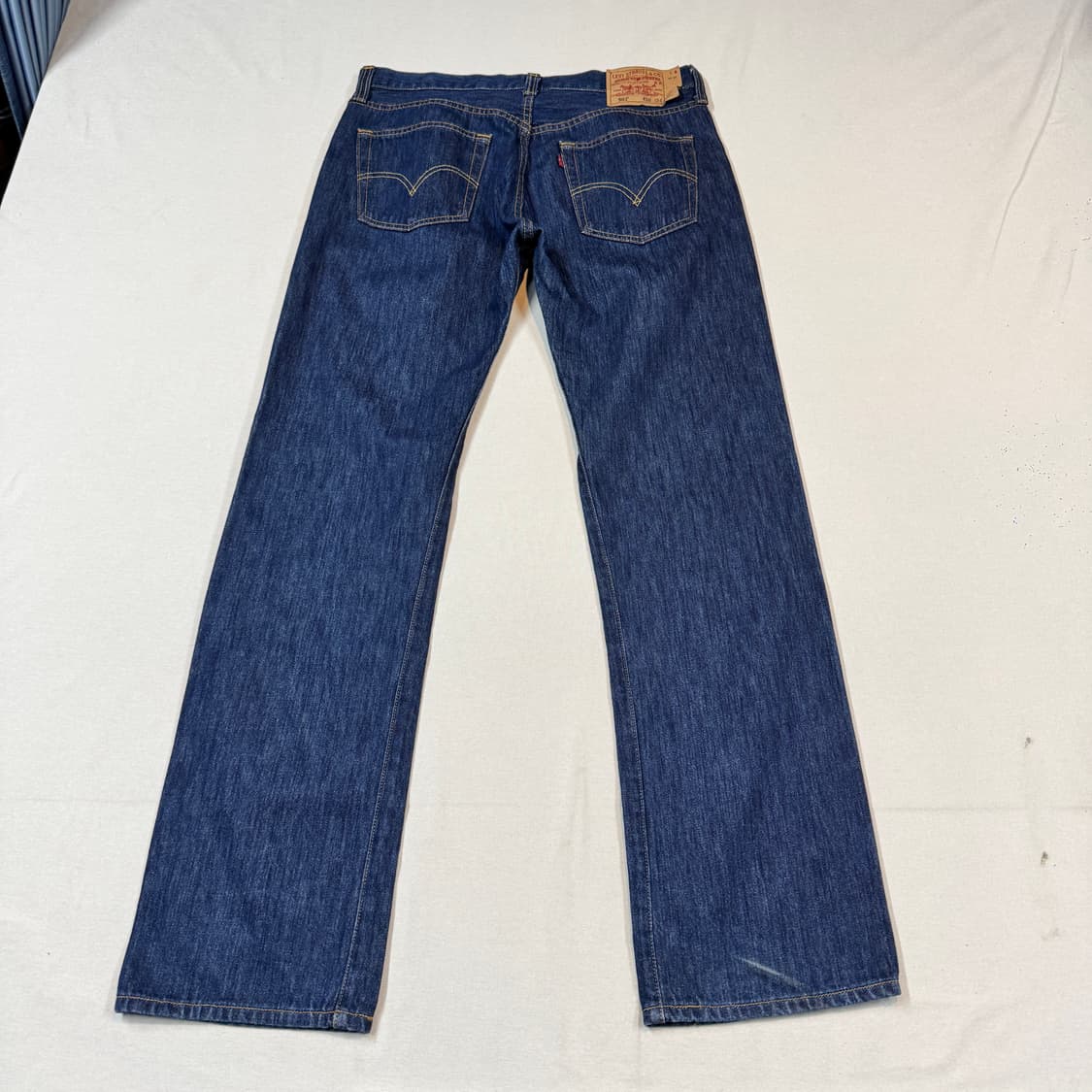 36inch) 리바이스 501 버튼플라이 진청 데님 청바지 상품이미지1