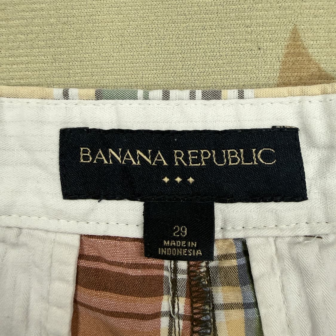 (29)바나나 리퍼블릭 BANANA REPUBLIC 체크반바지 상품이미지2