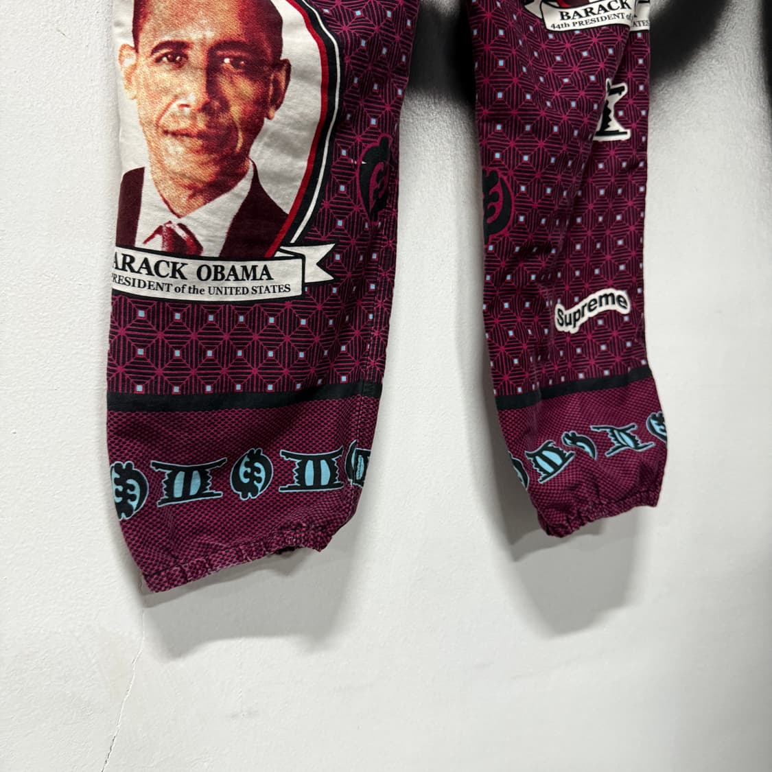 슈프림 17ss 오바마 풀 프린팅 스케이트 조거 팬츠 상품이미지5