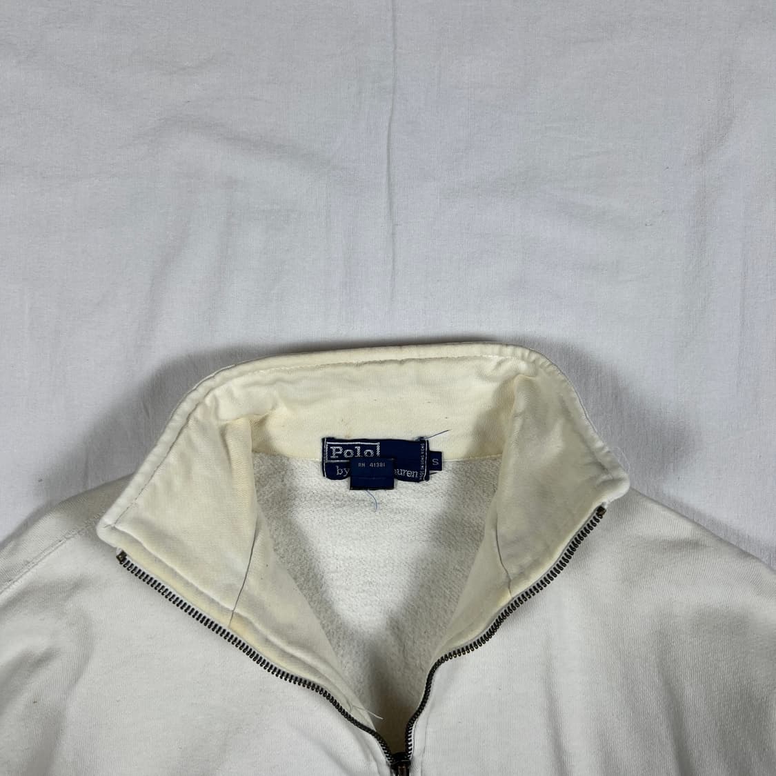 90‘s 폴로랄프로렌 polo usa 성조기 스웻 하프집업 상품이미지3