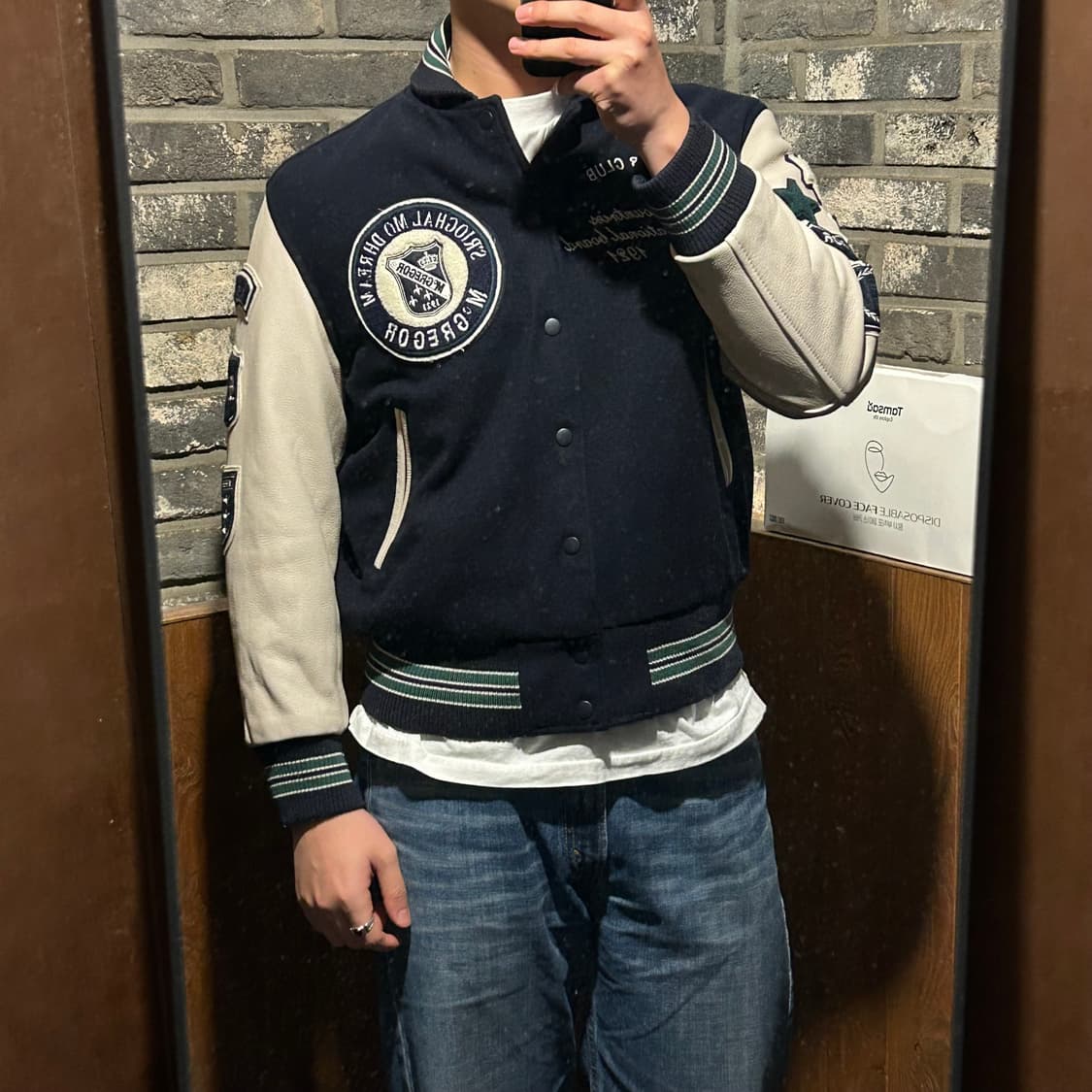 M) 맥그리거 1921 풀 패치 바시티 스타디움 자켓 상품이미지9