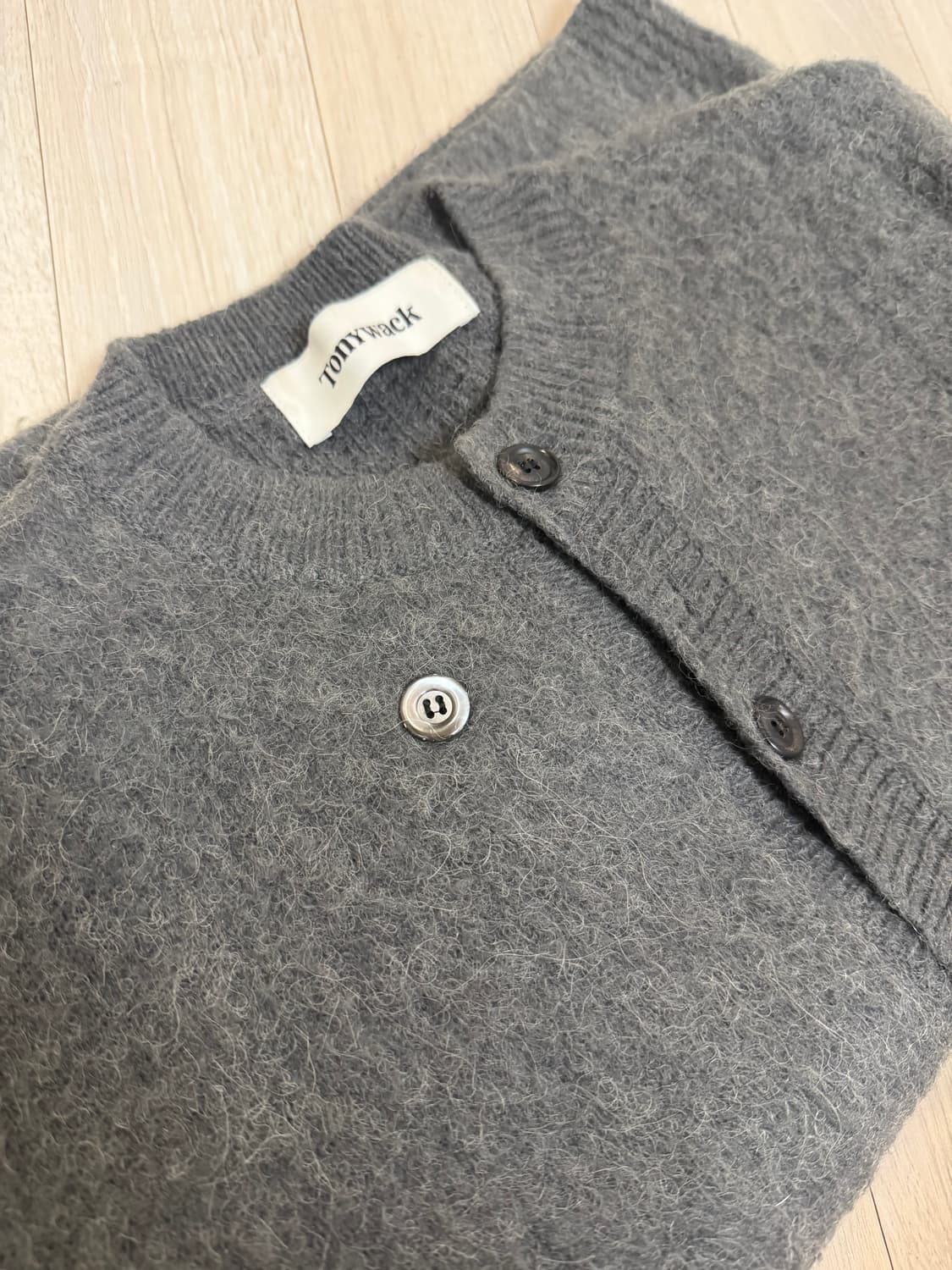 토니웩 알파카 가디건 판매합니다 상품이미지2