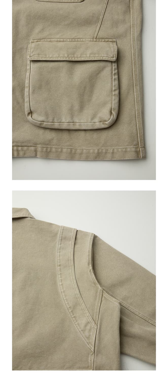 26S/S 쿠어 오버 다이드 커버올 자켓 XL 베이지 (워크자켓) 상품이미지3