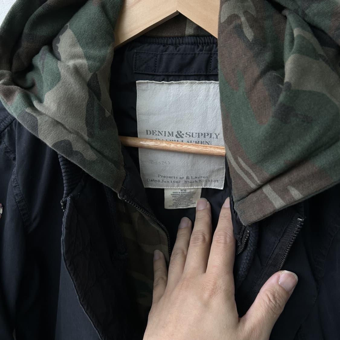 15231 - 폴로 데님앤서플라이 성조기 카모 항공 자켓 상품이미지3