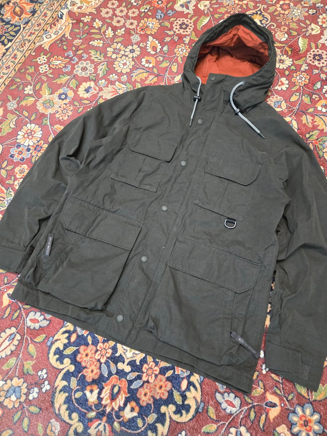 코오롱스포츠 남성 아카이브 방풍 사파리 자켓 (100) 상품이미지2