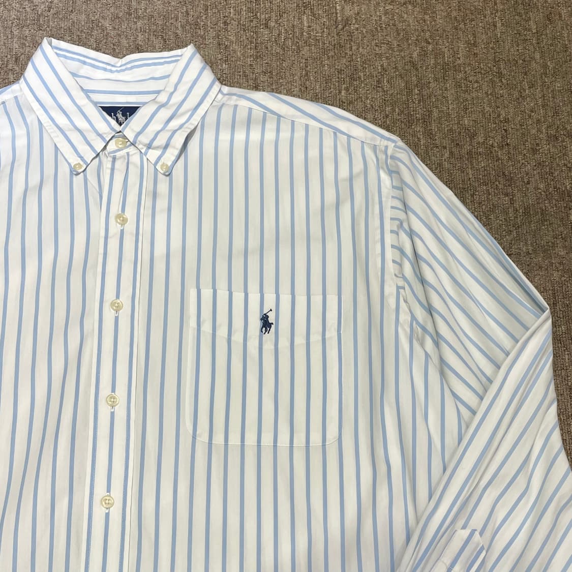 (L) POLO 폴로 랄프로렌 스트라이프 셔츠 블레이크 상품이미지5