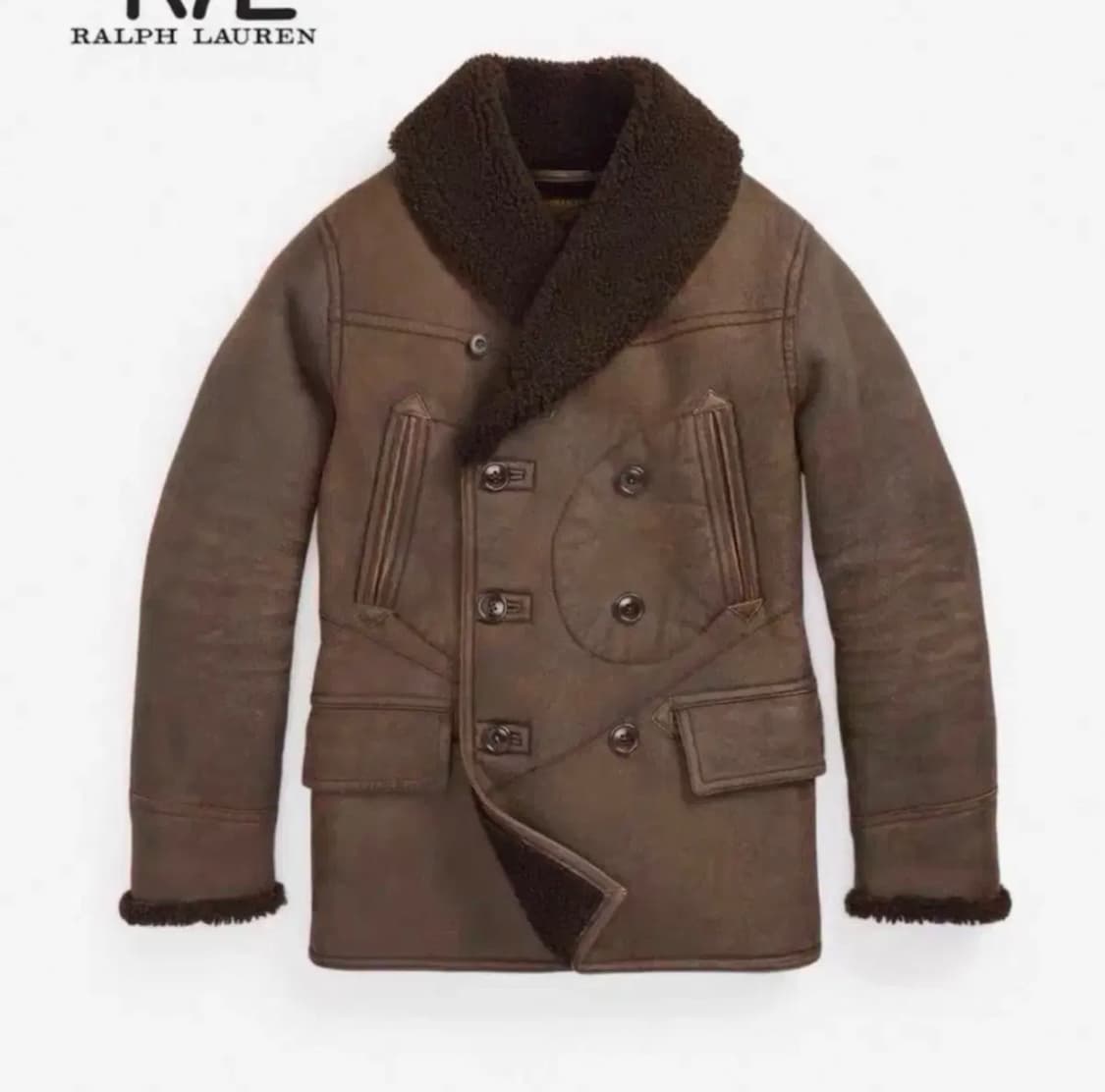 (새상품) rrl 시어링코트 m 상품이미지1