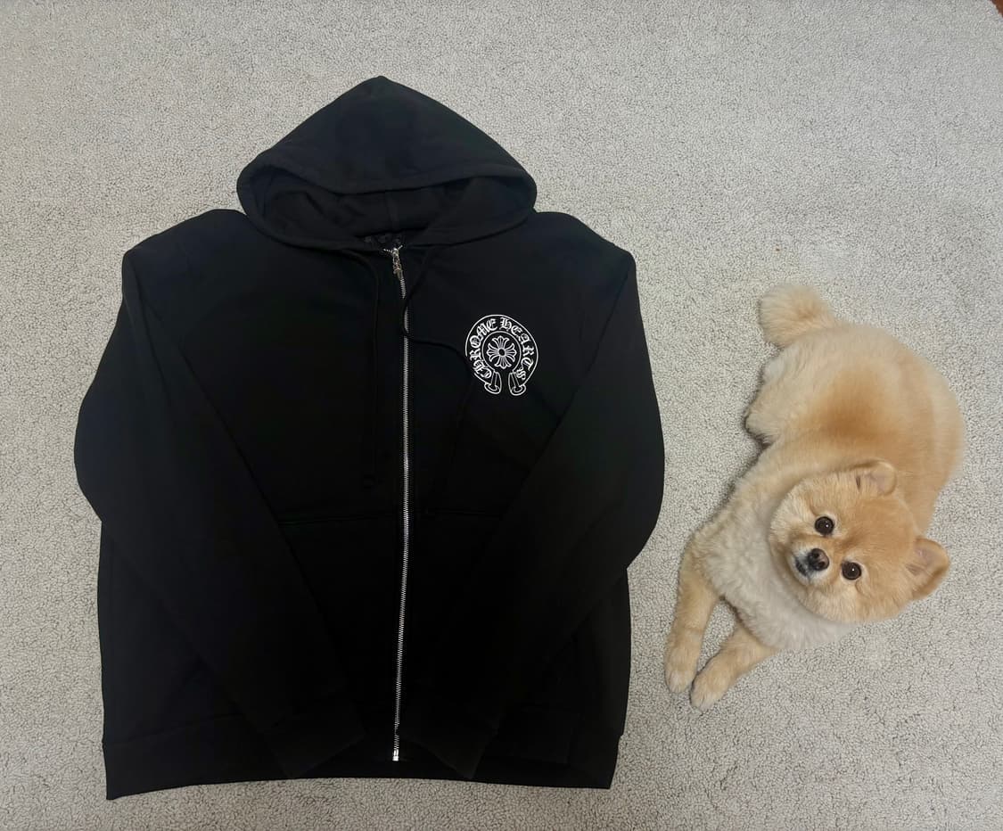 [XL]크롬하츠 홀스슈 후드집업 로스앤젤레스 한정 상품이미지1