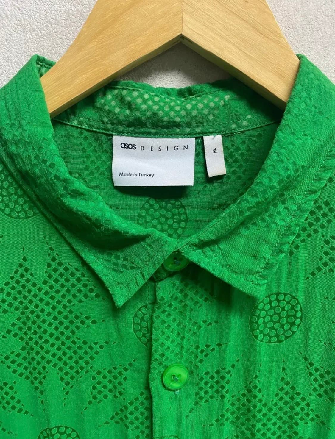 ASOS 아소스 펀칭 반팔 남성 가디건 (GREEN) free 상품이미지6