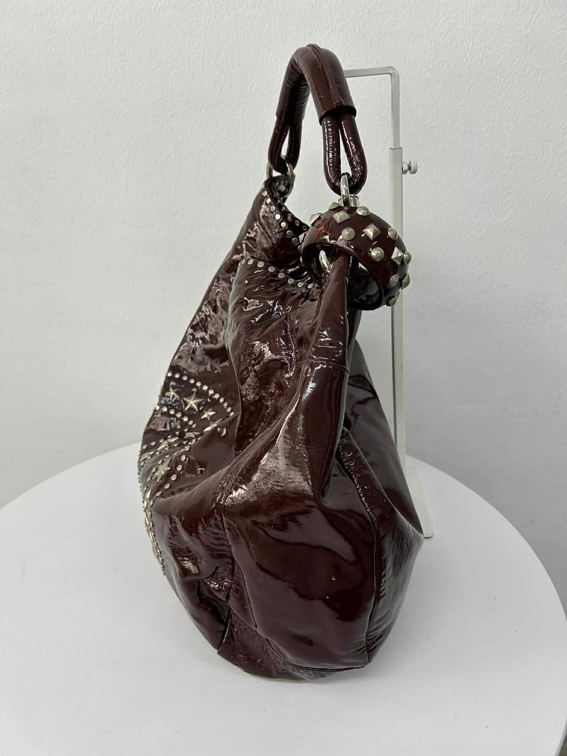 지미추 별 스타 스터드 페이던트 쇼퍼 호보 토트백 상품이미지2