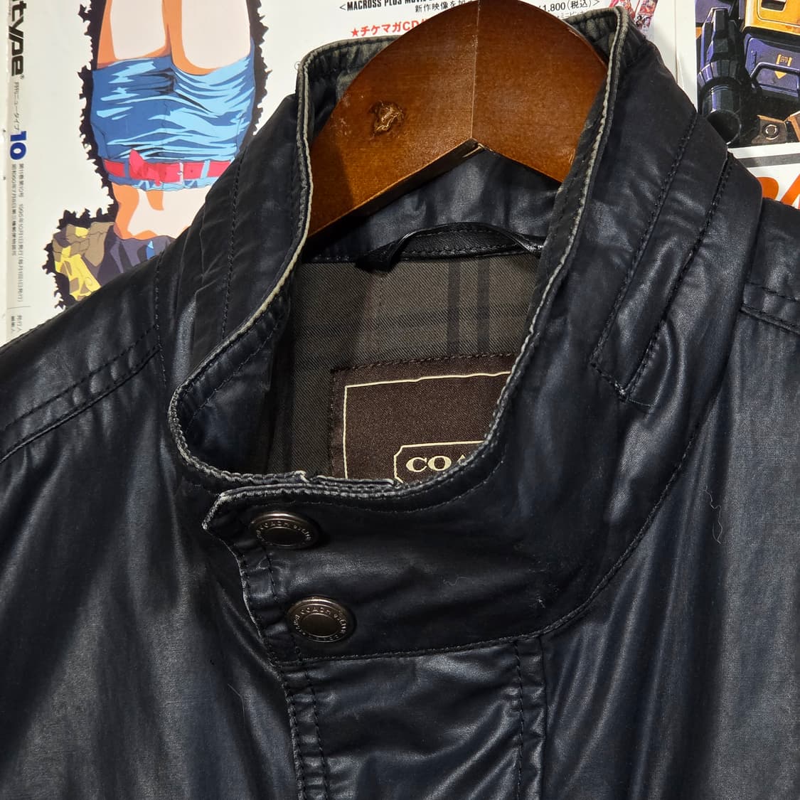 코치 왁스 코팅 밀리터리 필드 자켓 상품이미지4