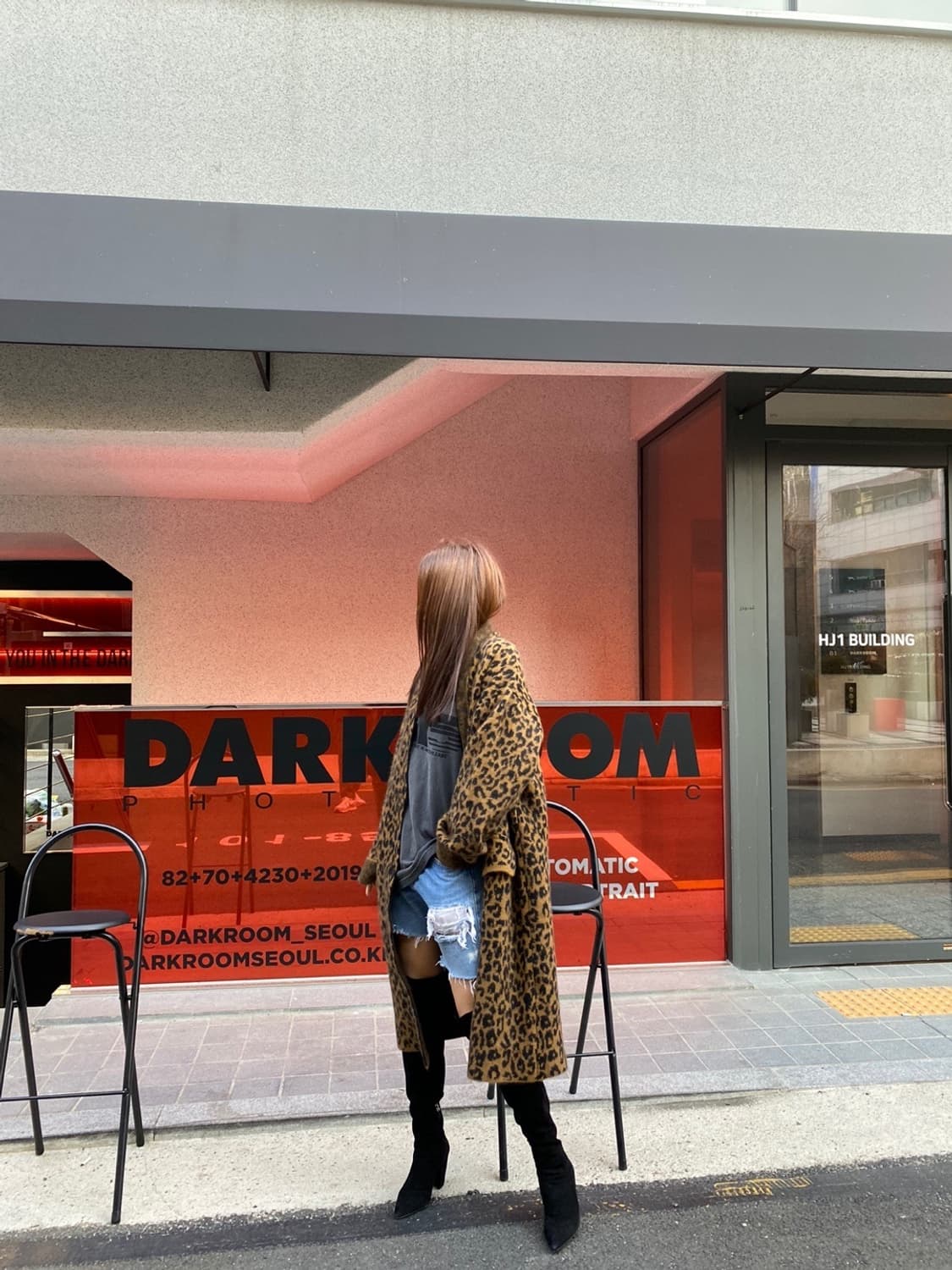 Number Project 넘버 프로젝트 레오파드 호피 니트 코트 상품이미지6