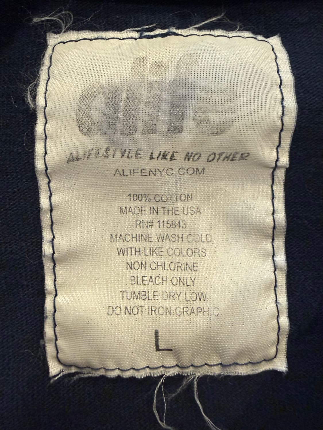 (L) 빈티지 ALIFE 롱슬리브 00년대 초반 상품이미지4