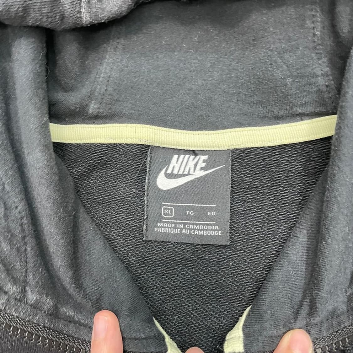 NIKE 빅스우시 후드집업 블랙 XL 상품이미지3