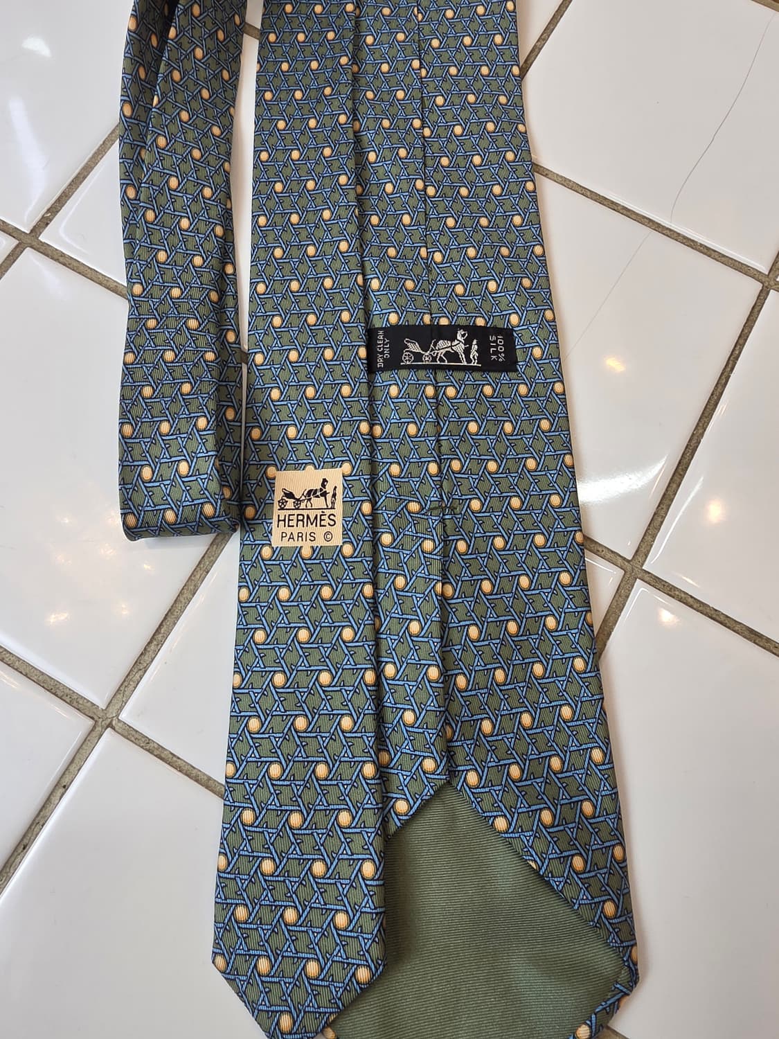 에르메스 실크넥타이 상품이미지3