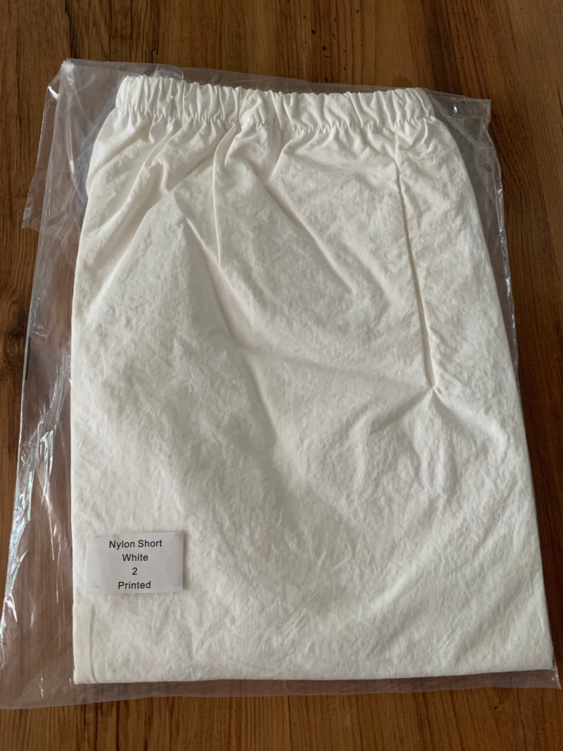 [2] 이지 프린팅 반바지 화이트 상품이미지1