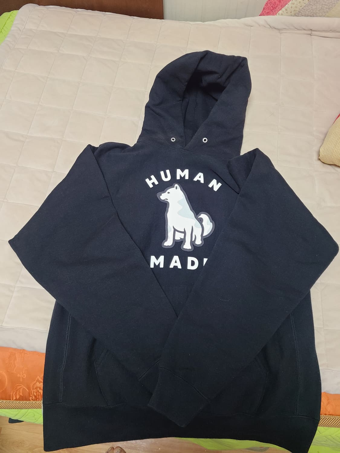 휴먼메이드 진돗개 후드 XL 블랙 상품이미지1