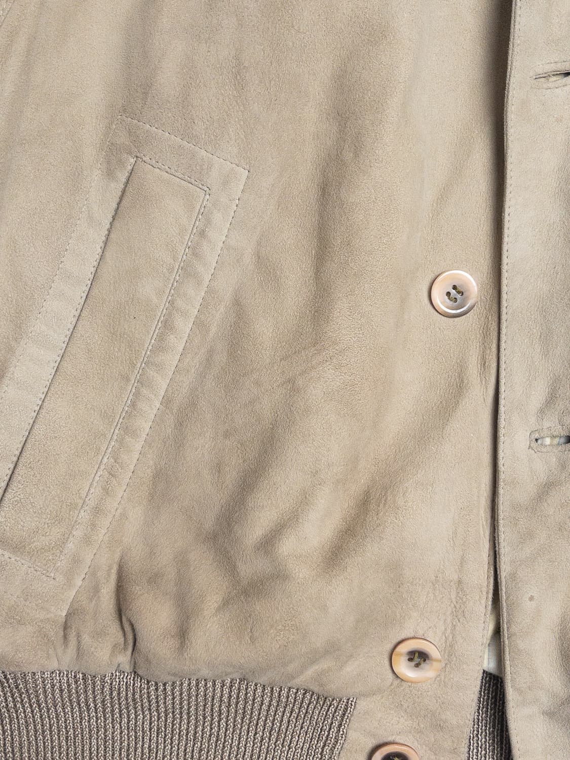 80’s Hugo Boss 스웨이드 레더 봄버 자켓 상품이미지5