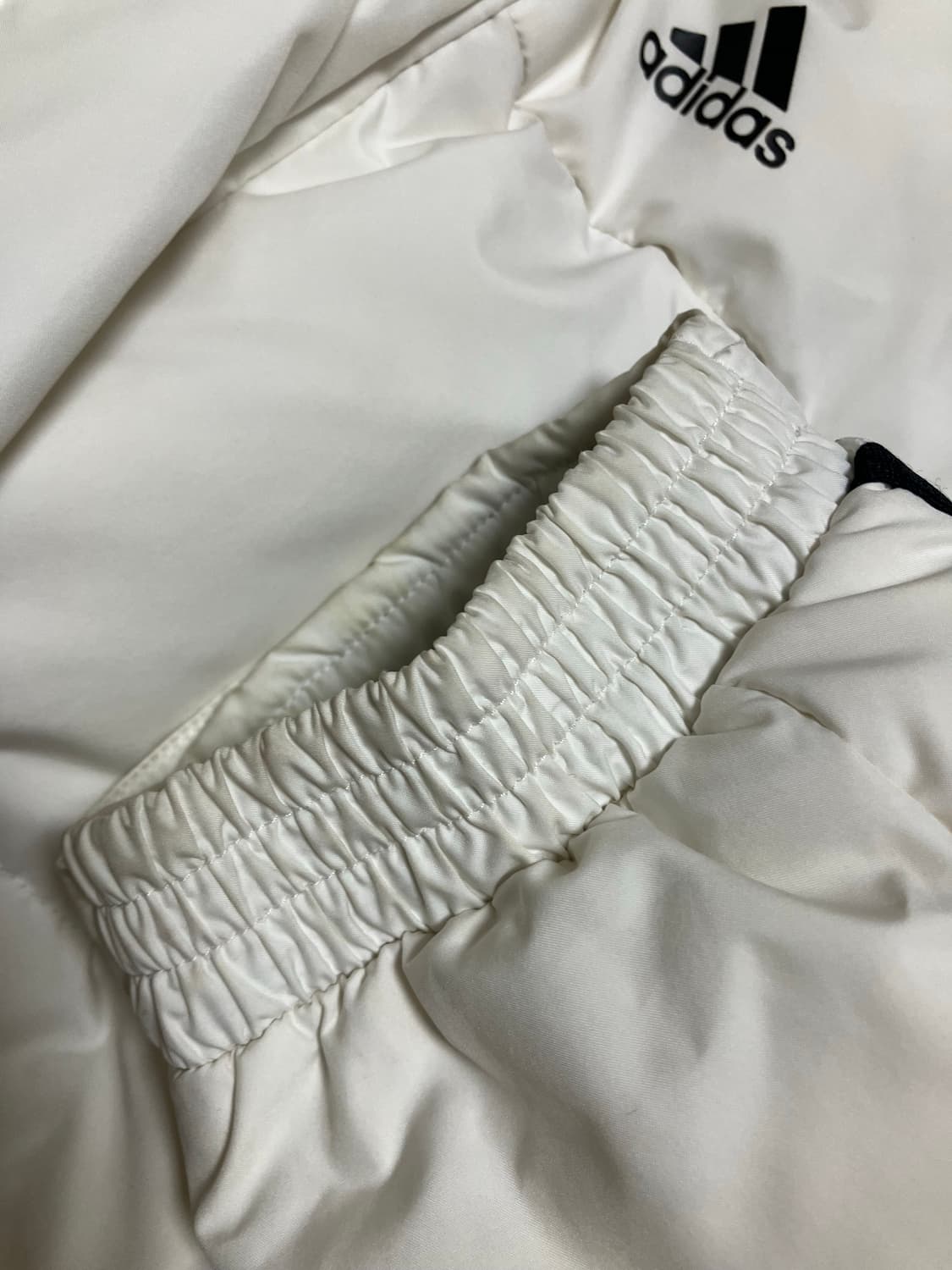 아디다스 삼선롱패딩 화이트 s 상품이미지6