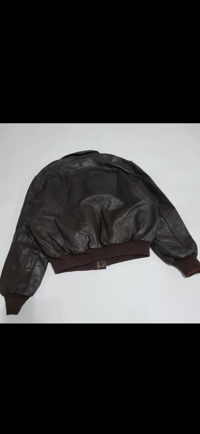 빈티지 a-2 레더자켓 상품이미지3