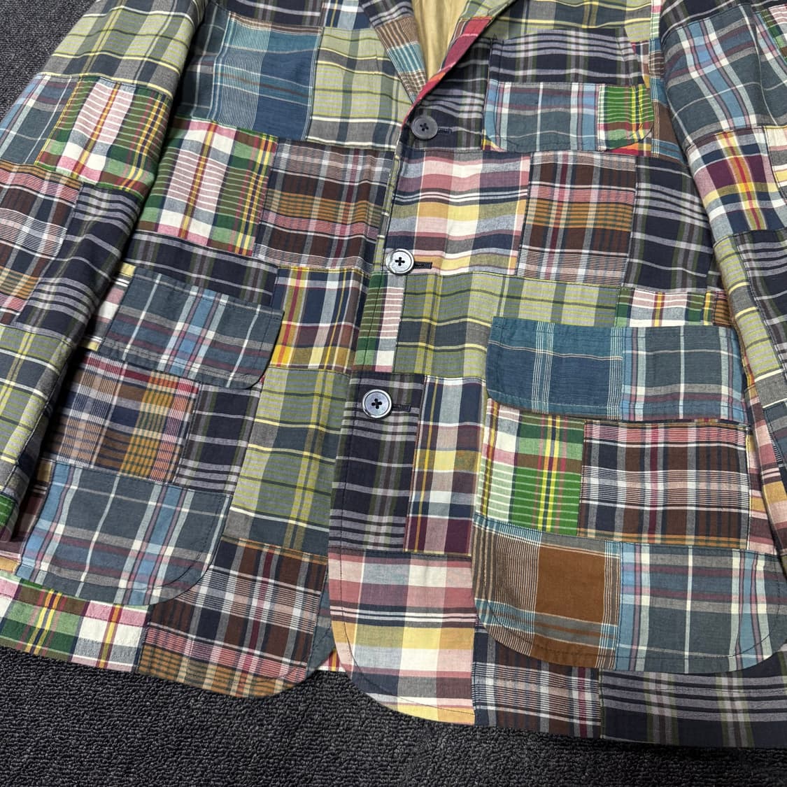 폴로 랄프로렌 마드라스 패치워크 자켓 상품이미지5