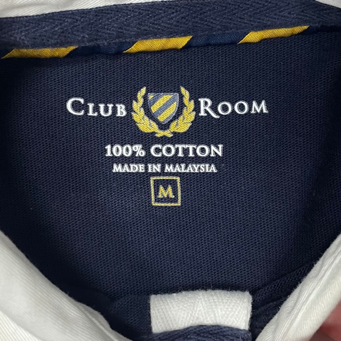 클럽 룸 배색 럭비 티셔츠 v0343 상품이미지5