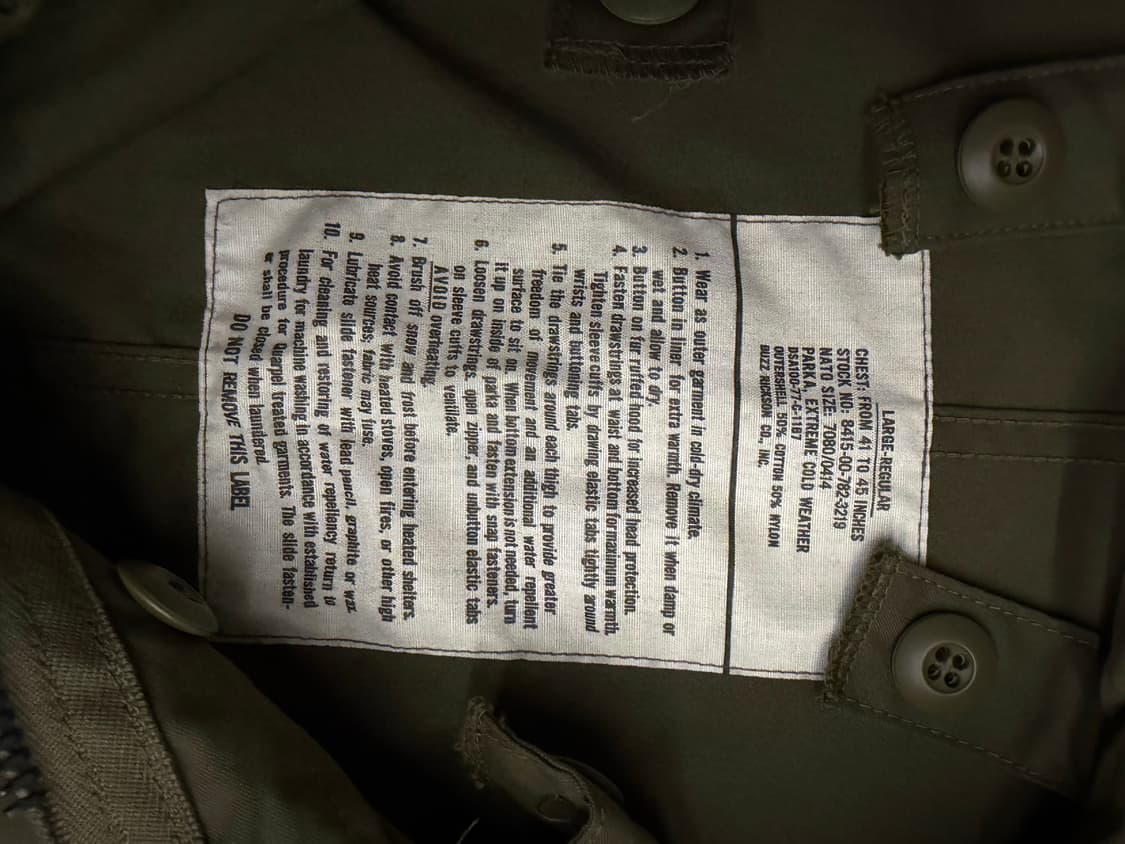 버즈릭슨 M65  상품이미지2