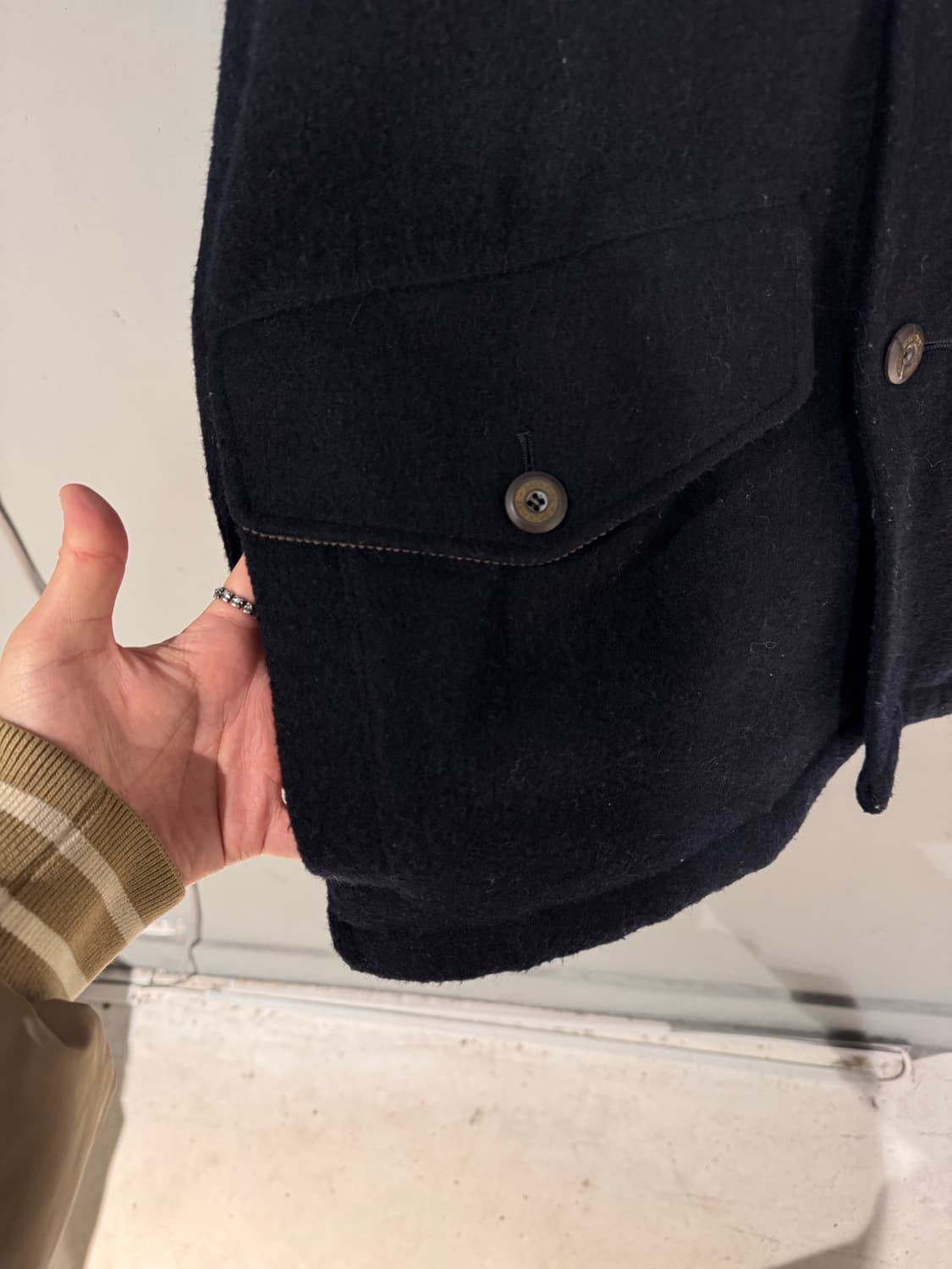 Back Fire 코듀로이 울 헌팅 자켓  상품이미지5