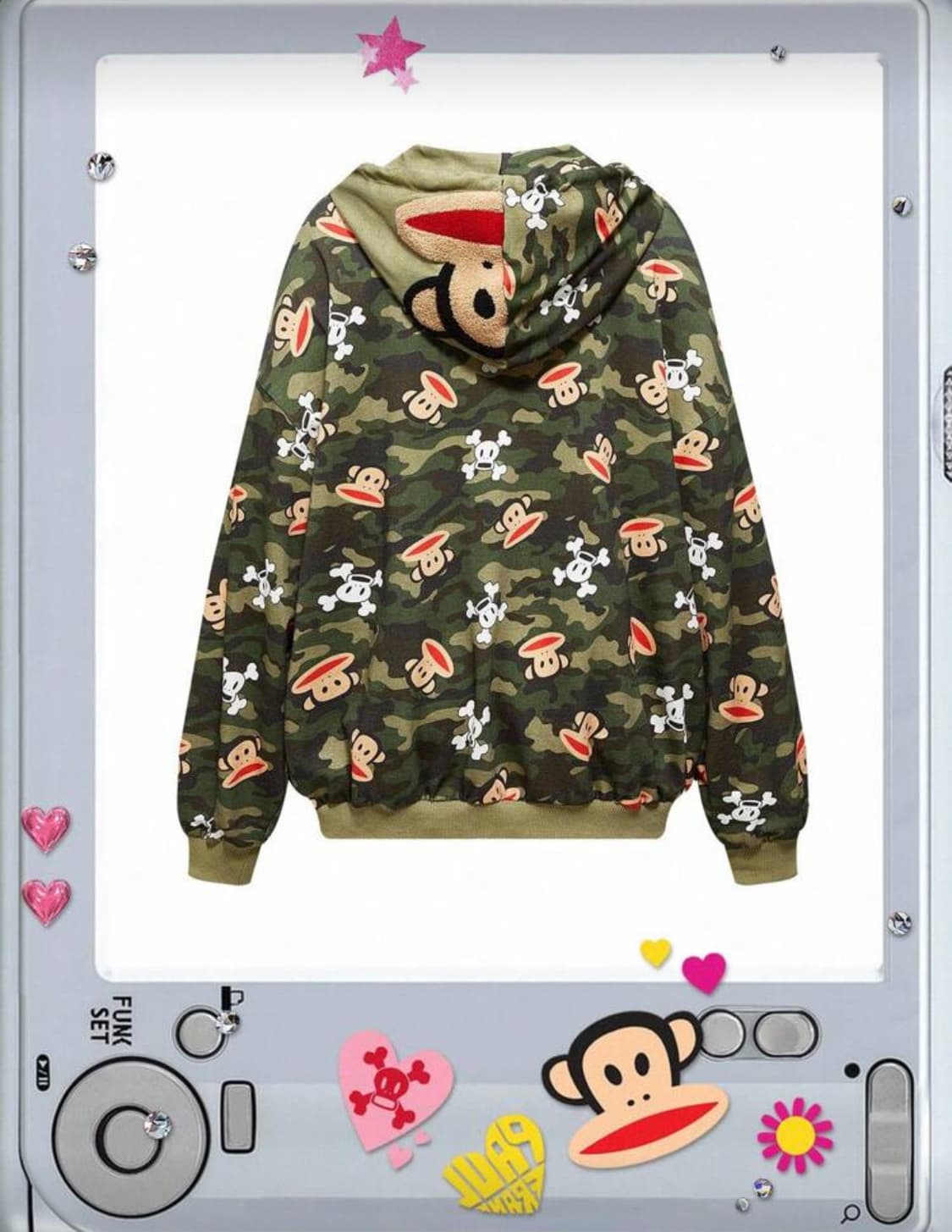 폴프랭크 후드집업 상품이미지1