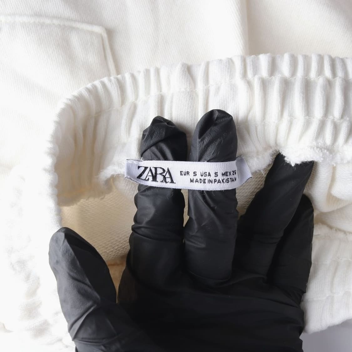 ZARA 코튼 밴딩 스웨트 쇼츠 S 상품이미지5