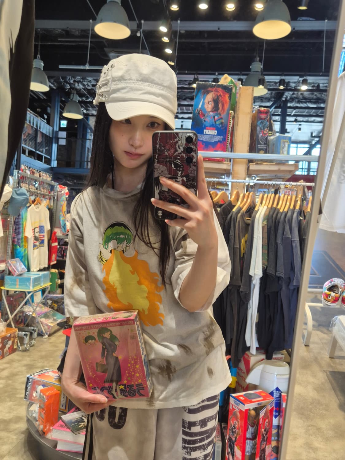 (새 상품) 시끌별 녀석들(M) 텐 짱 빈티지 워싱 반팔 티셔츠 상품이미지6