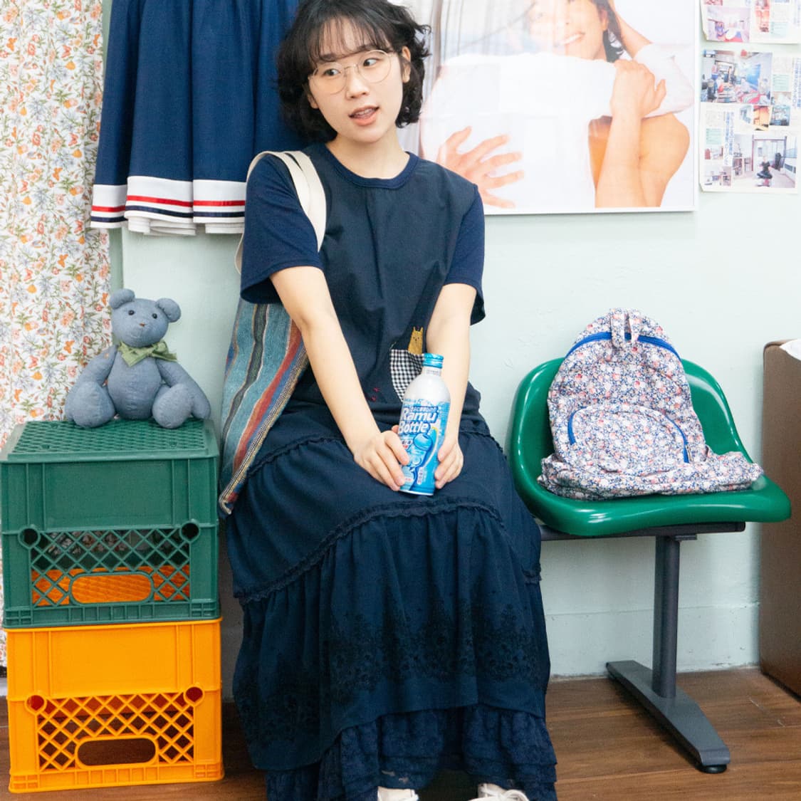 [AXES FEMME] 레이스 티어드 스커트 상품이미지7