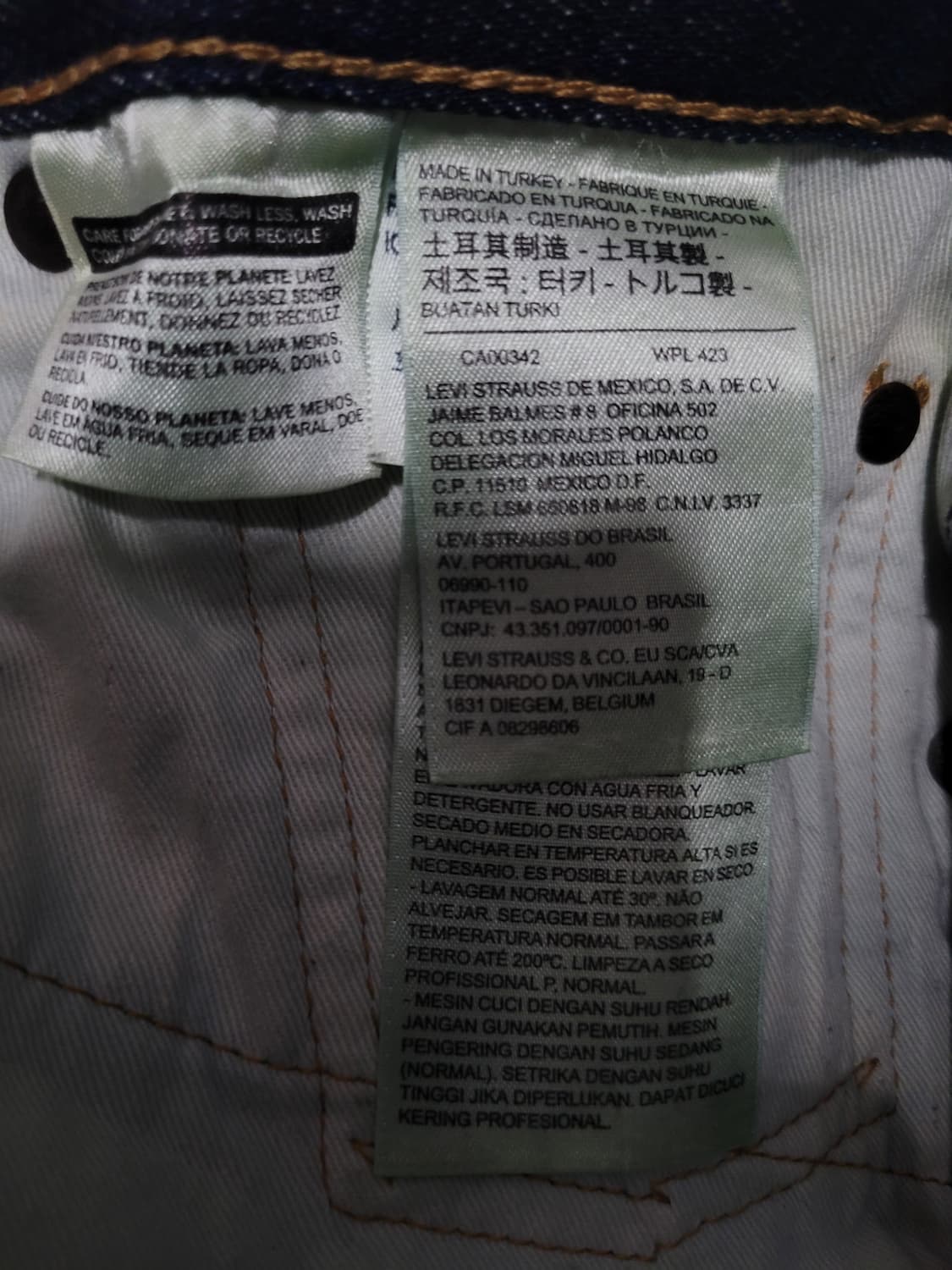LEVI'S 리바이스 511 셀비지 데님팬츠  상품이미지6