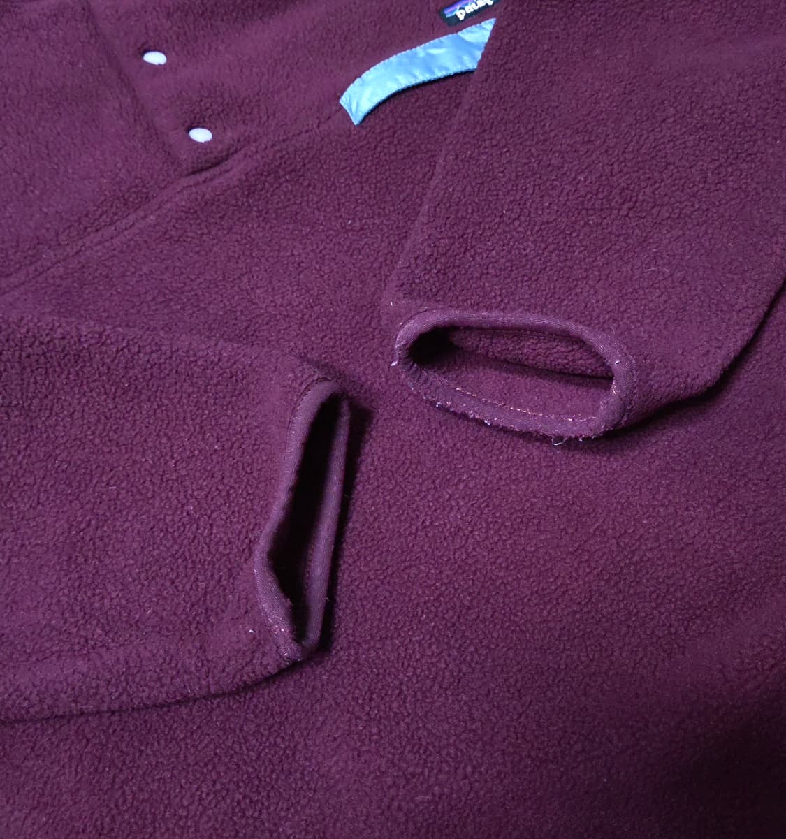 (L)파타고니아Usa 01s 자주색 신칠라 플리스 상품이미지5