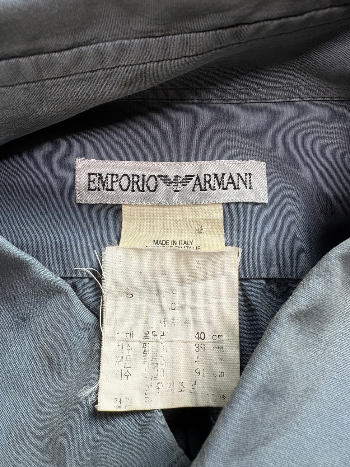 00s 아르마니 아카이브 시그니처 미니멀 셔츠 3321 상품이미지4