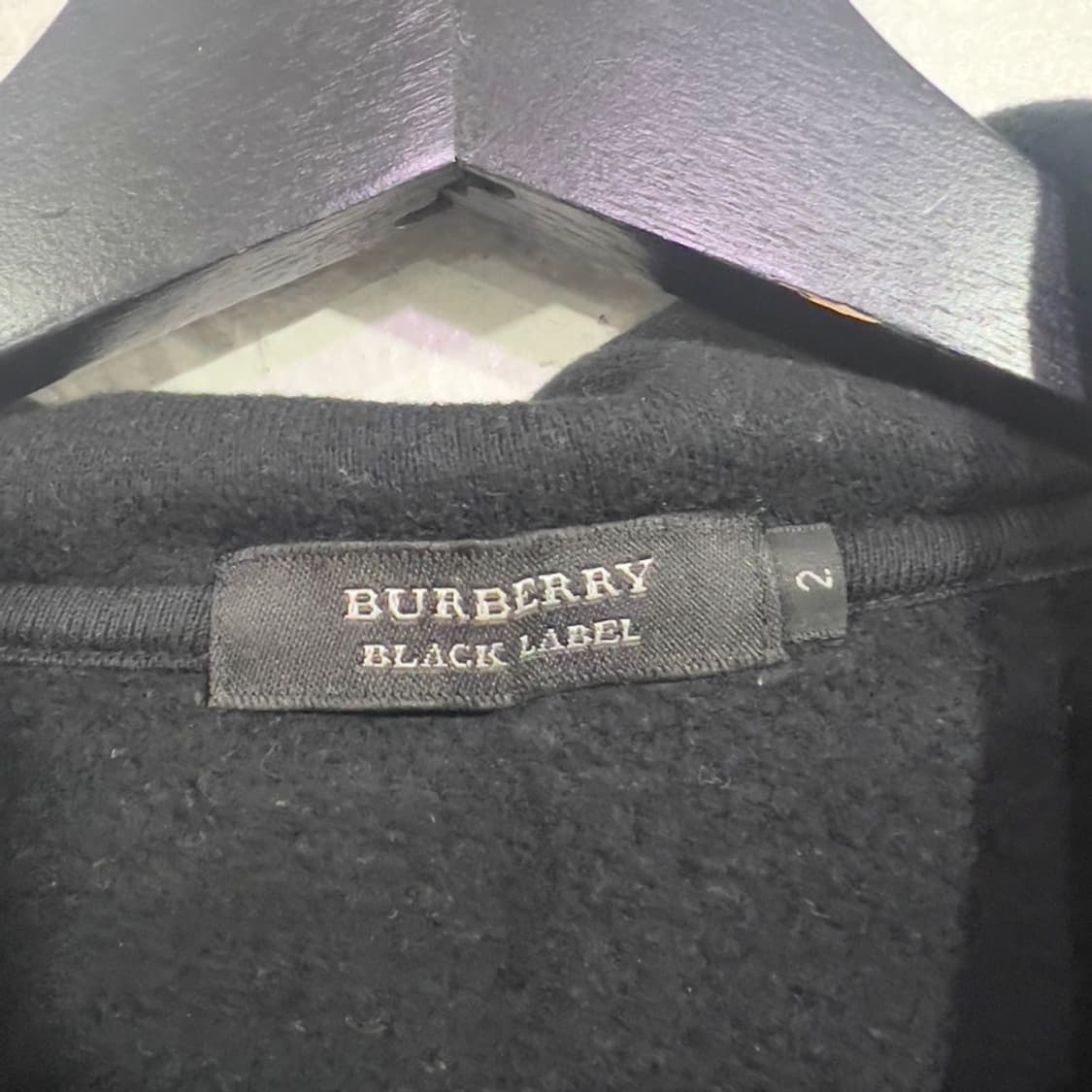 버버리 블랙라벨 베이짇 후드티 상품이미지5