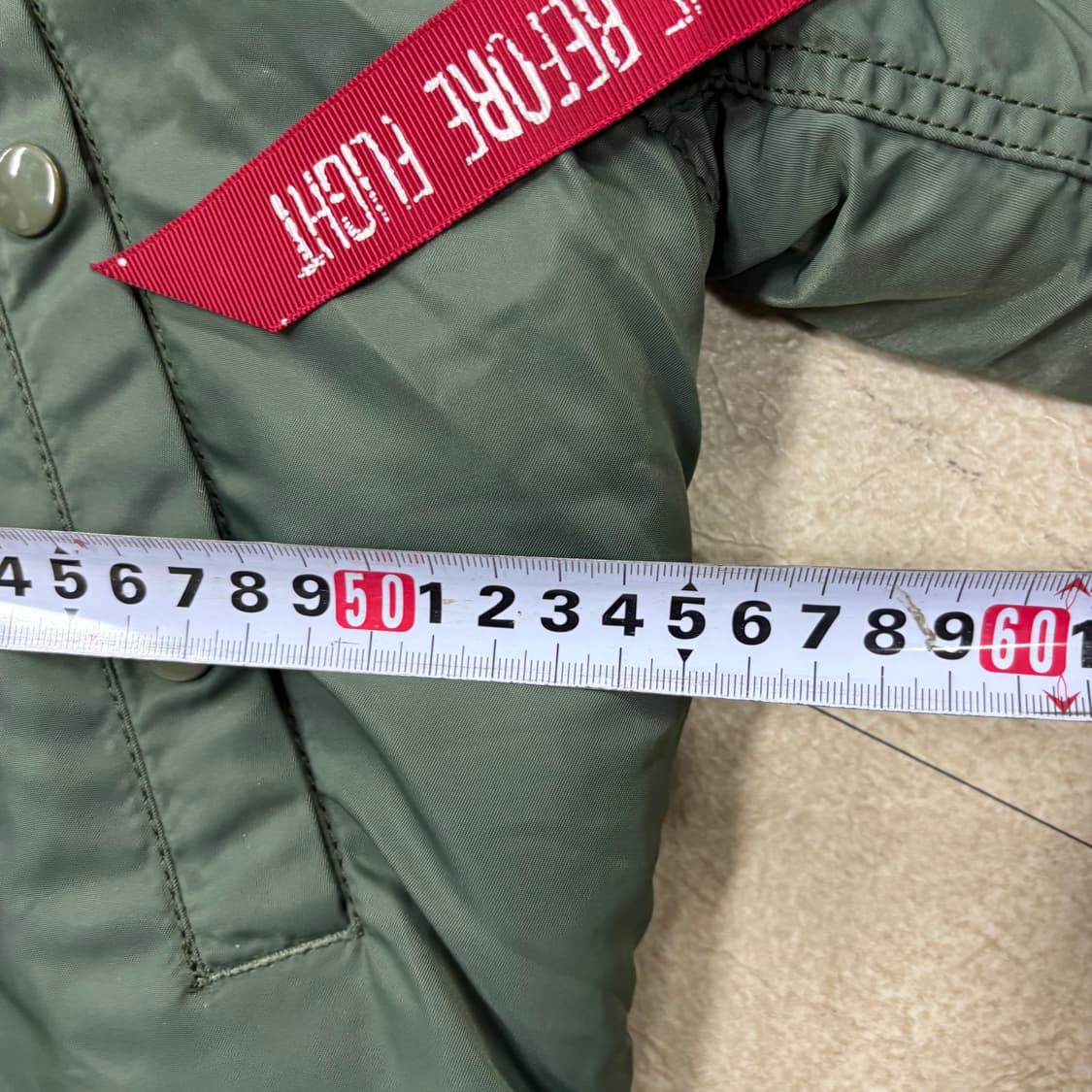 알파인더스트리 카키 N3B 점퍼 상품이미지5