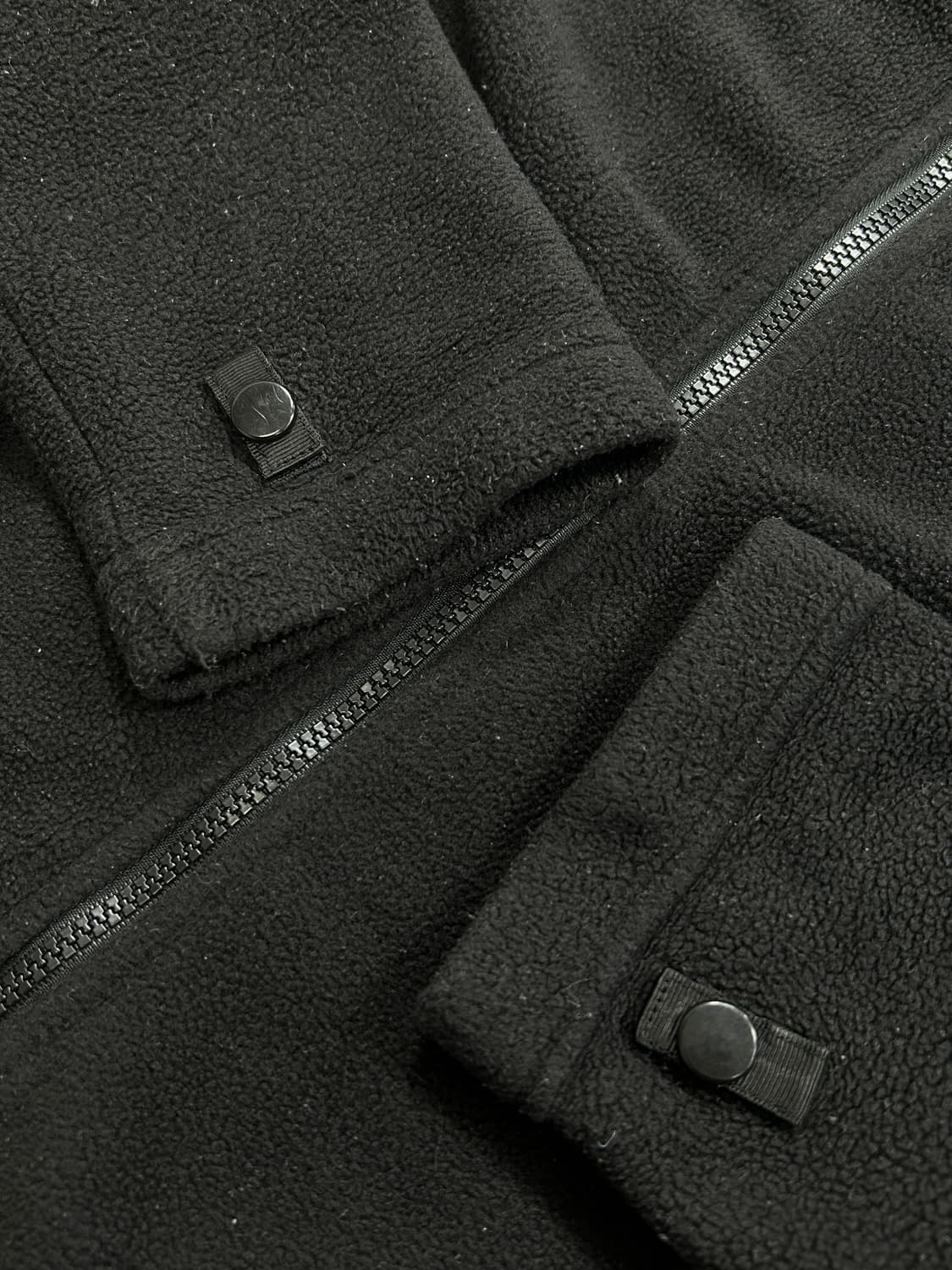 노스페이스 블랙 플리스 집업 M  상품이미지5