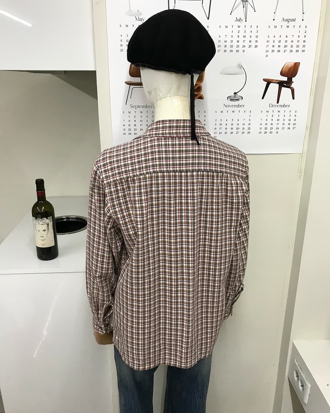 엘엘빈 옥스퍼드 체크 셔츠 상품이미지8