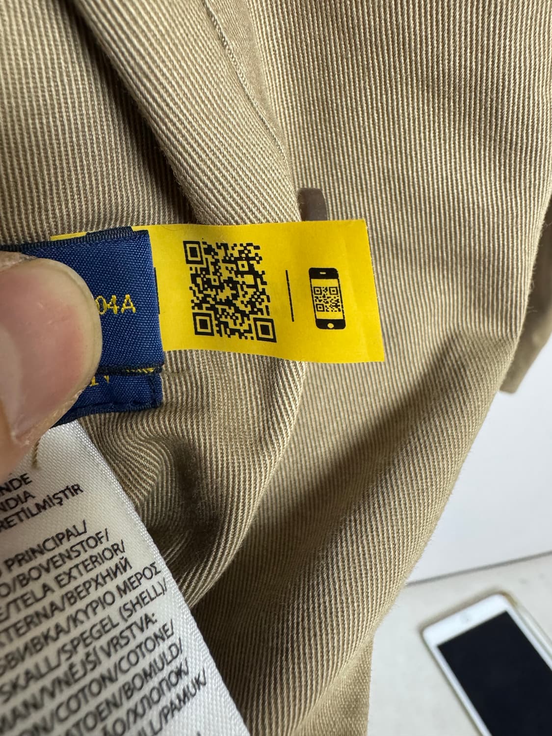 XL 폴로 랄프로렌 마드라스 체크 리버시블 코튼 발마칸 상품이미지3