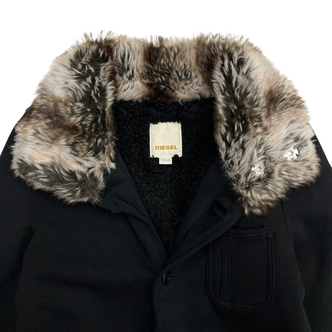 2000s 디젤 블랙 버튼 심플리 울프죠 상품이미지6