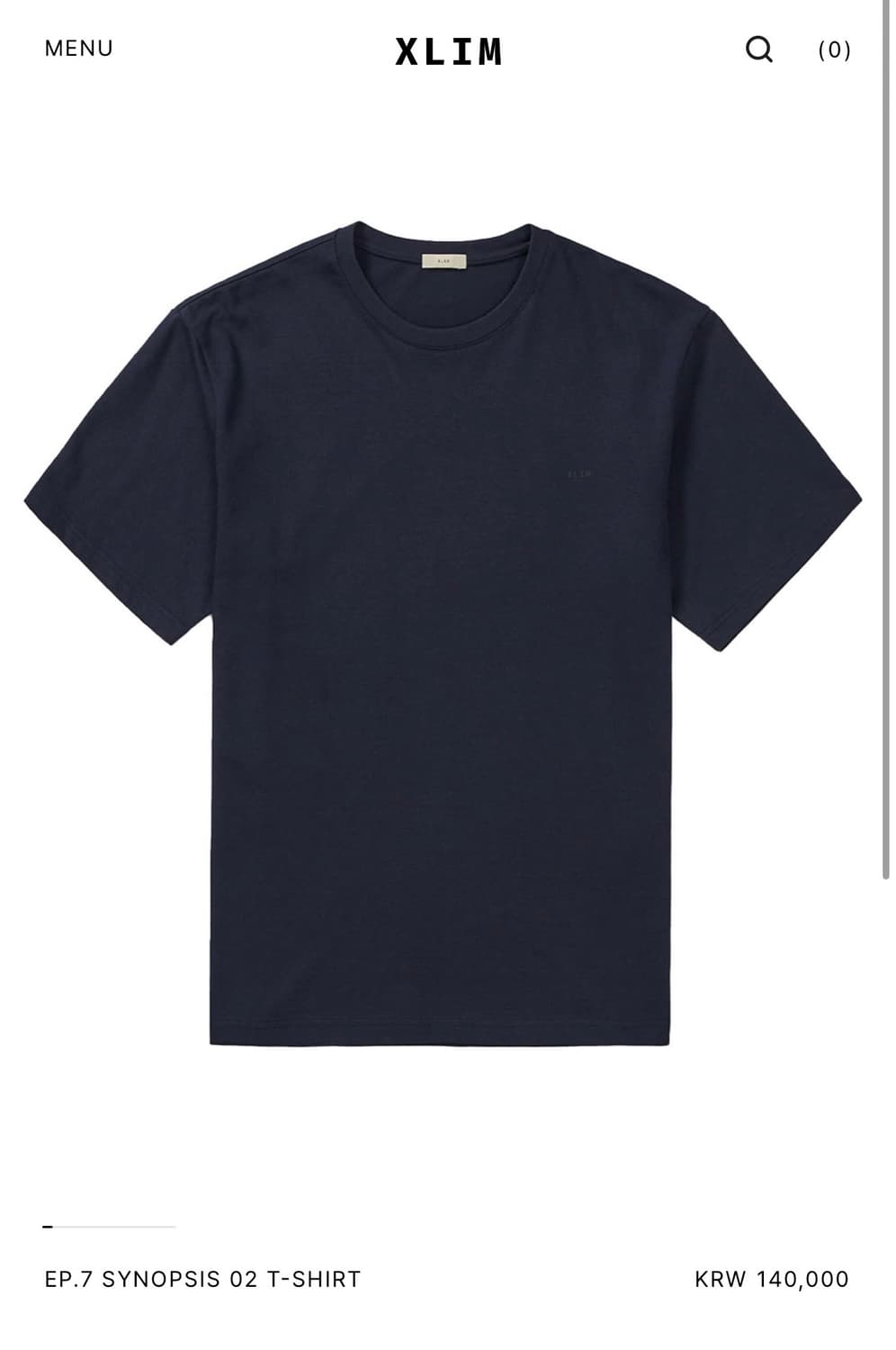 구매) xlim ep.7 synopsis 02 t-shirt 상품이미지1