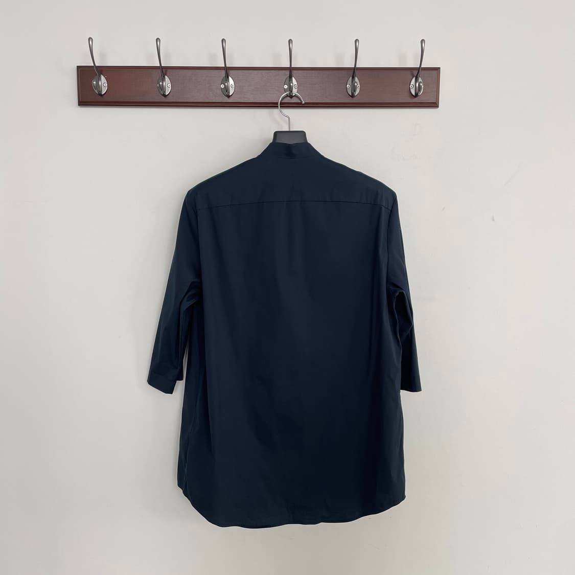 코스 차이나넥 히든 버튼 7부 셔츠 상품이미지3