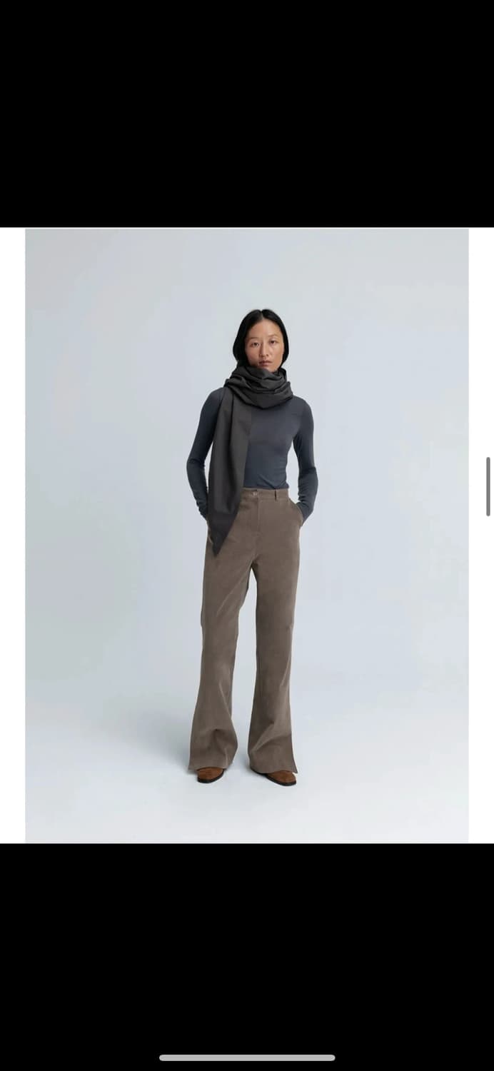 lfm 코듀로이 플레어 버튼 팬츠 상품이미지1