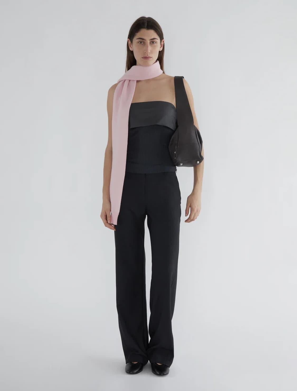 팔로마울 Moix 울 머플러/핑크 상품이미지5