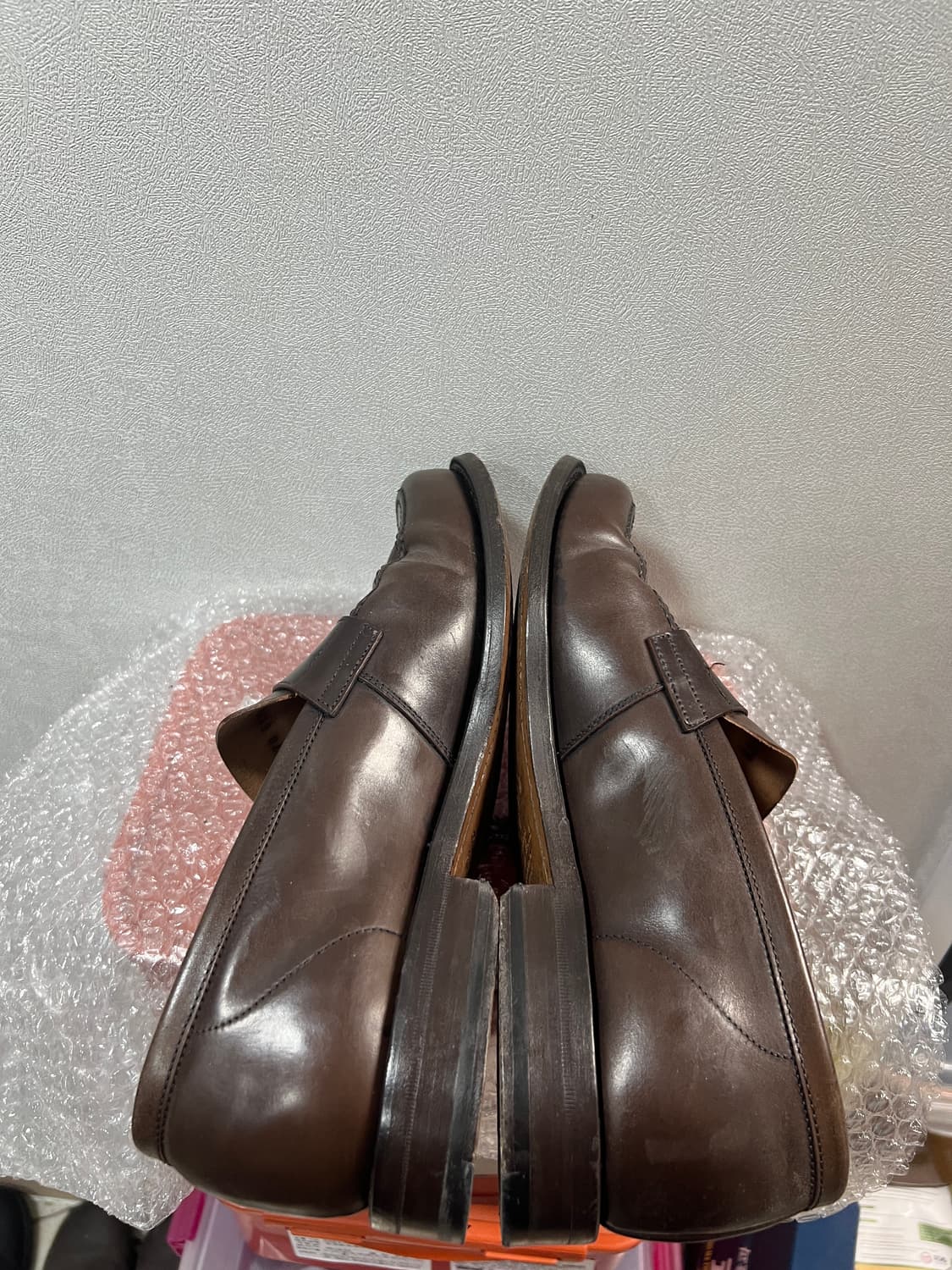 [UK9][280] 바스통 x 버윅 코도반 로퍼 다크 브라운 상품이미지5