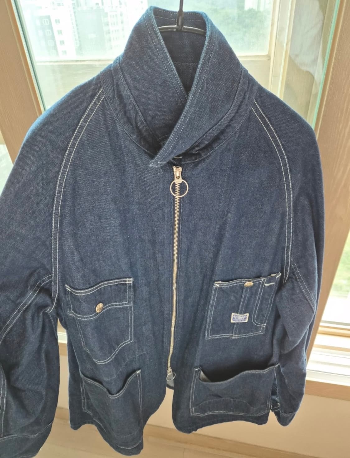 캐피탈 11.5oz 데님 지퍼 커버올 자켓 4 상품이미지2