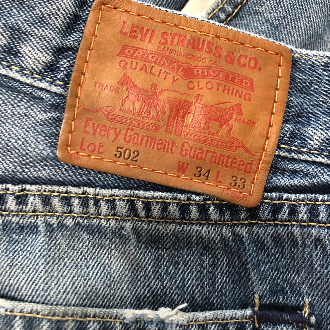 리바이스 502 데님팬츠 상품이미지7