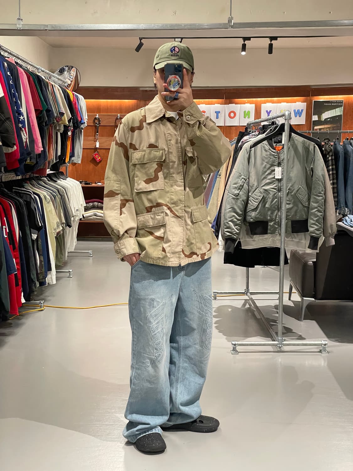 빈티지 데저트 카모 BDU 필드 자켓 상품이미지2